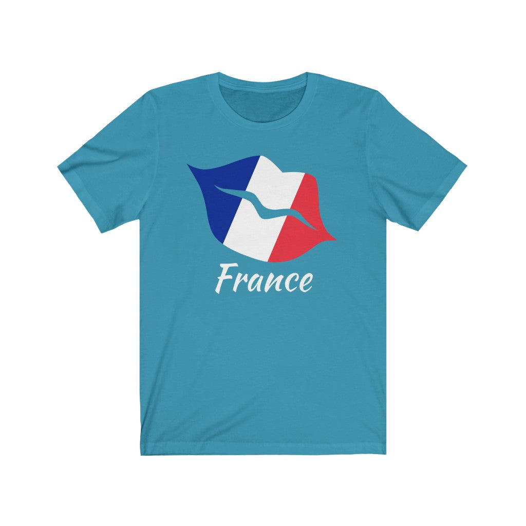 France Lips Flag Premium Tee 2 - Unisex