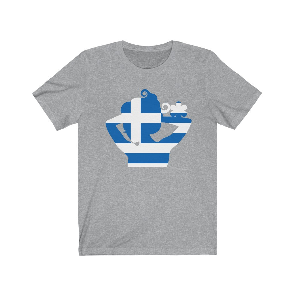 Greece Lady Flag Premium Tee - Unisex