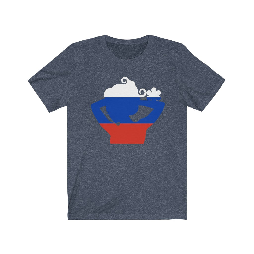 Russia Lady Flag Premium Tee - Unisex
