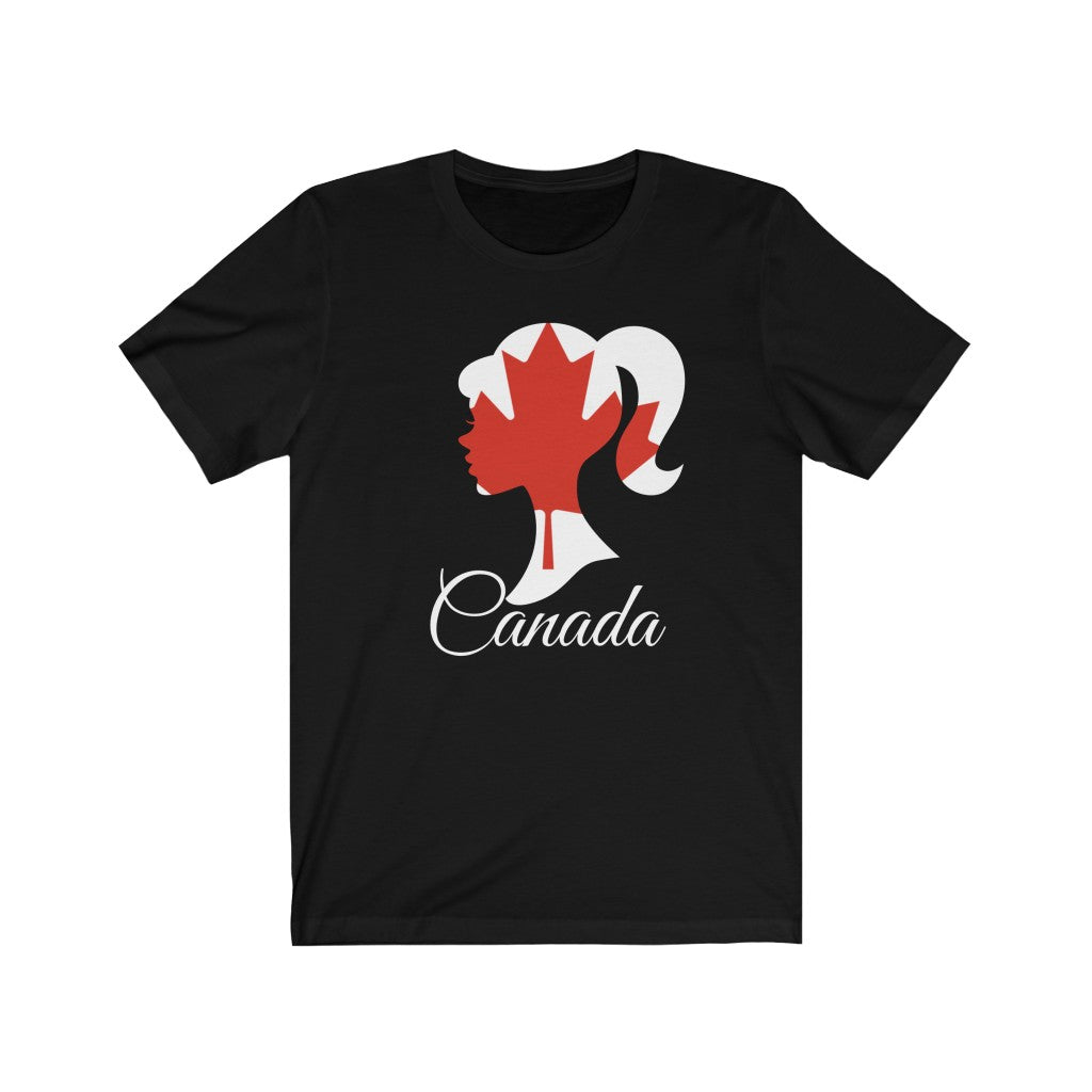 Canada Girl Flag Premium Tee 2 - Unisex