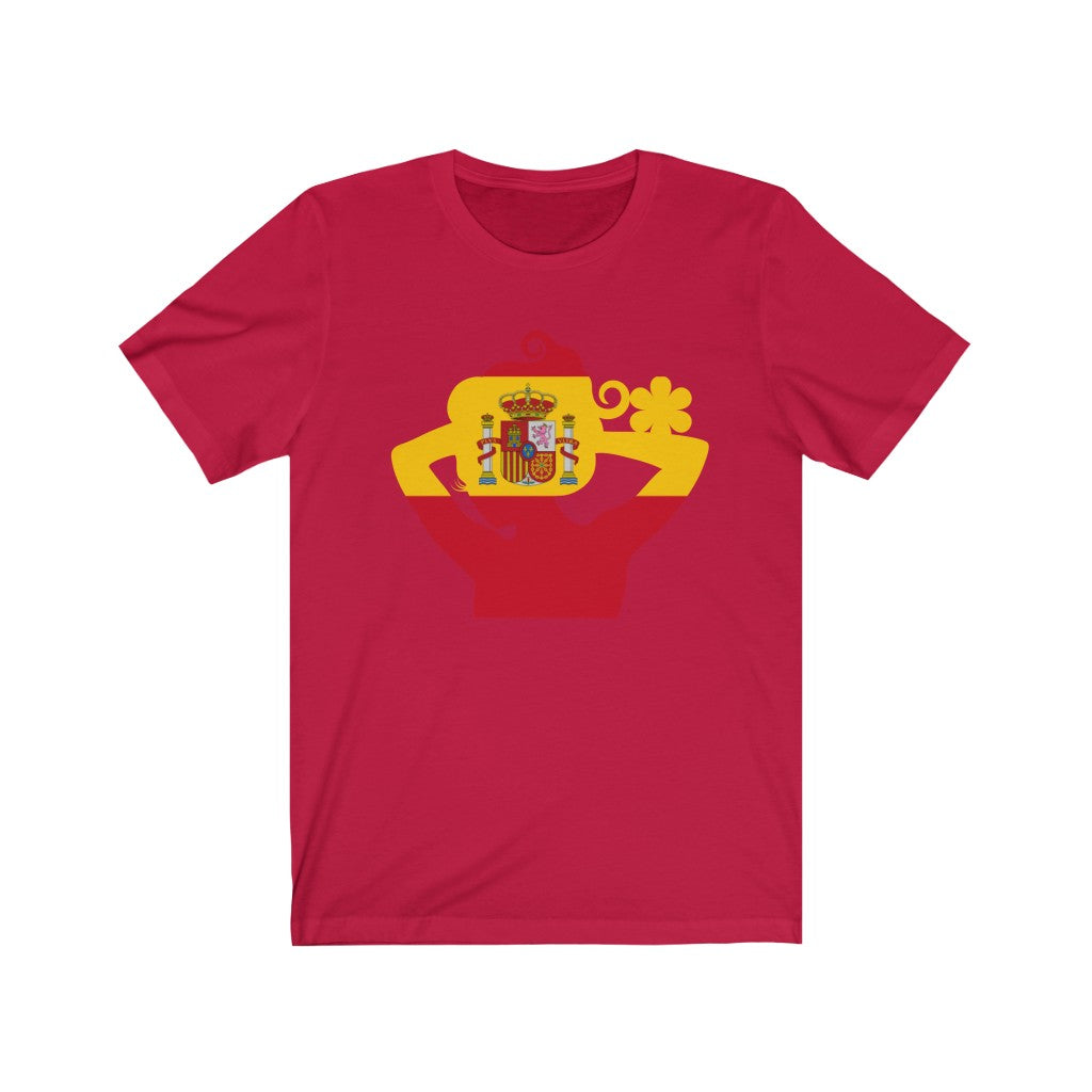 Spain Lady Flag Premium Tee - Unisex