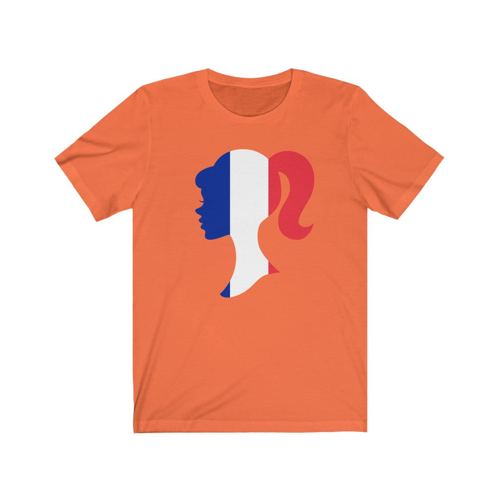 France Girl Flag Premium Tee - Unisex