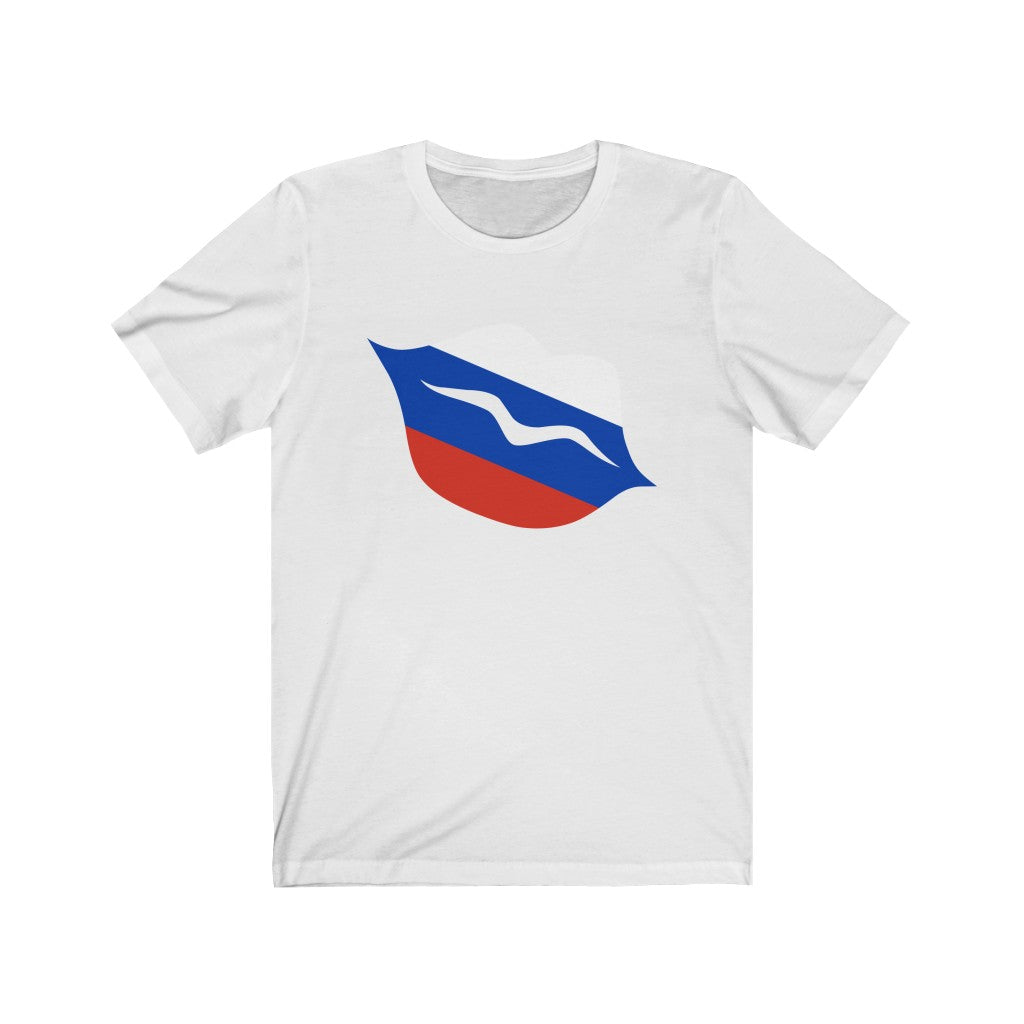 Russia Lips Flag Premium Tee - Unisex