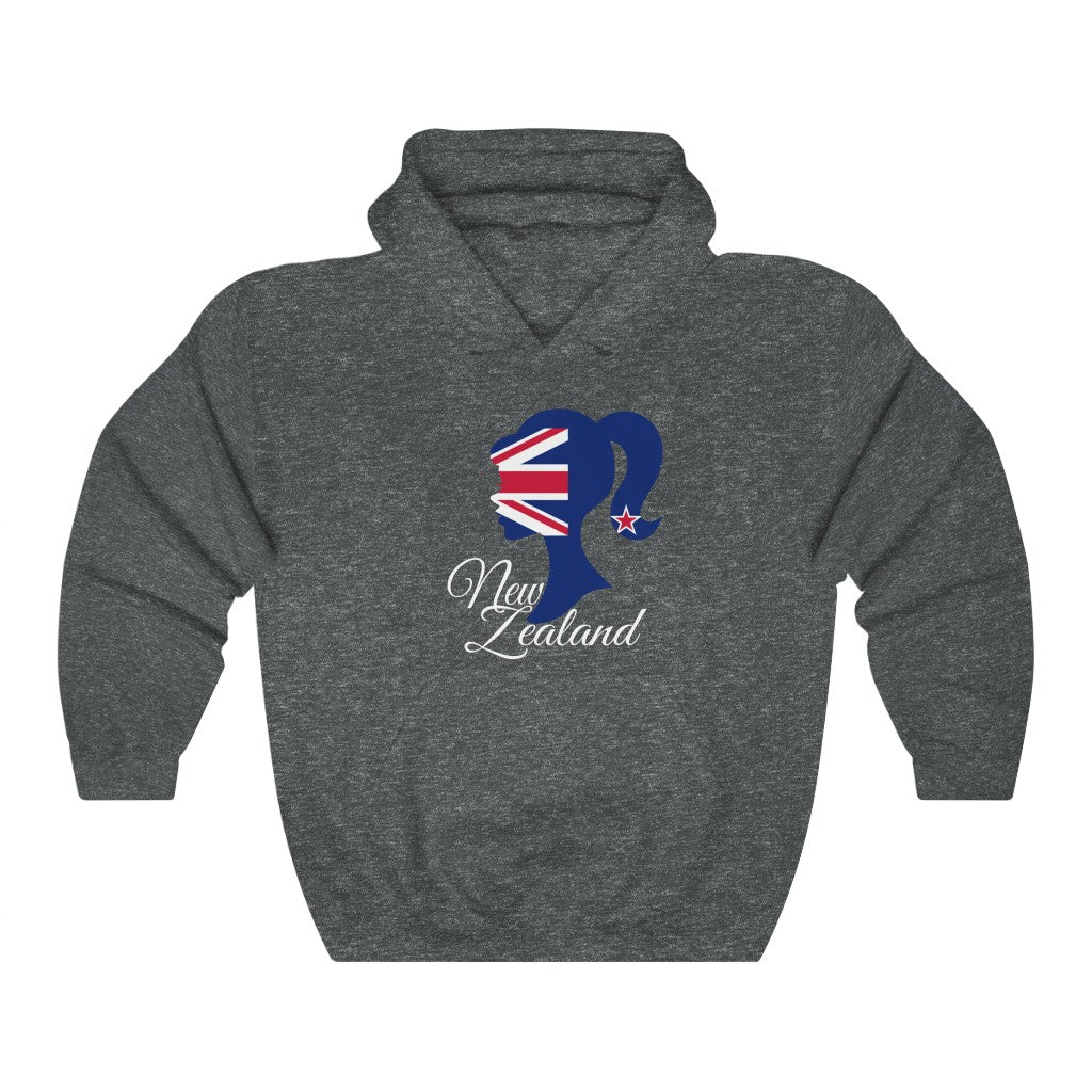 New Zealand Girl Flag Hoodie Sweatshirt 2 - Unisex