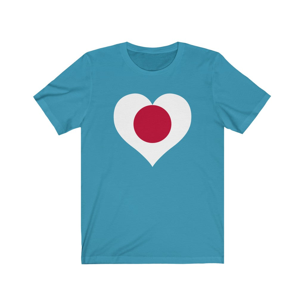 Japan Heart Flag Premium Tee - Unisex