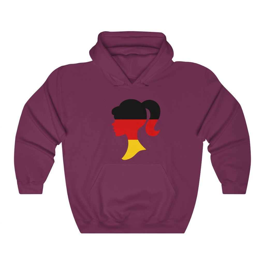 Germany Girl Flag Hoodie Sweatshirt - Unisex