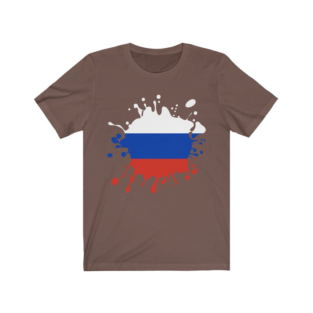 Russia Splat Flag Premium Tee - Unisex
