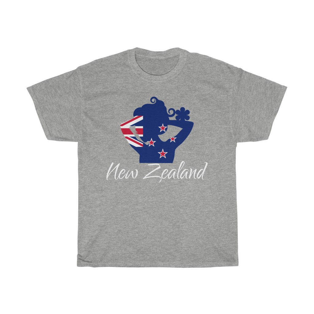 New Zealand Lady Flag Standard Tee 2 - Unisex