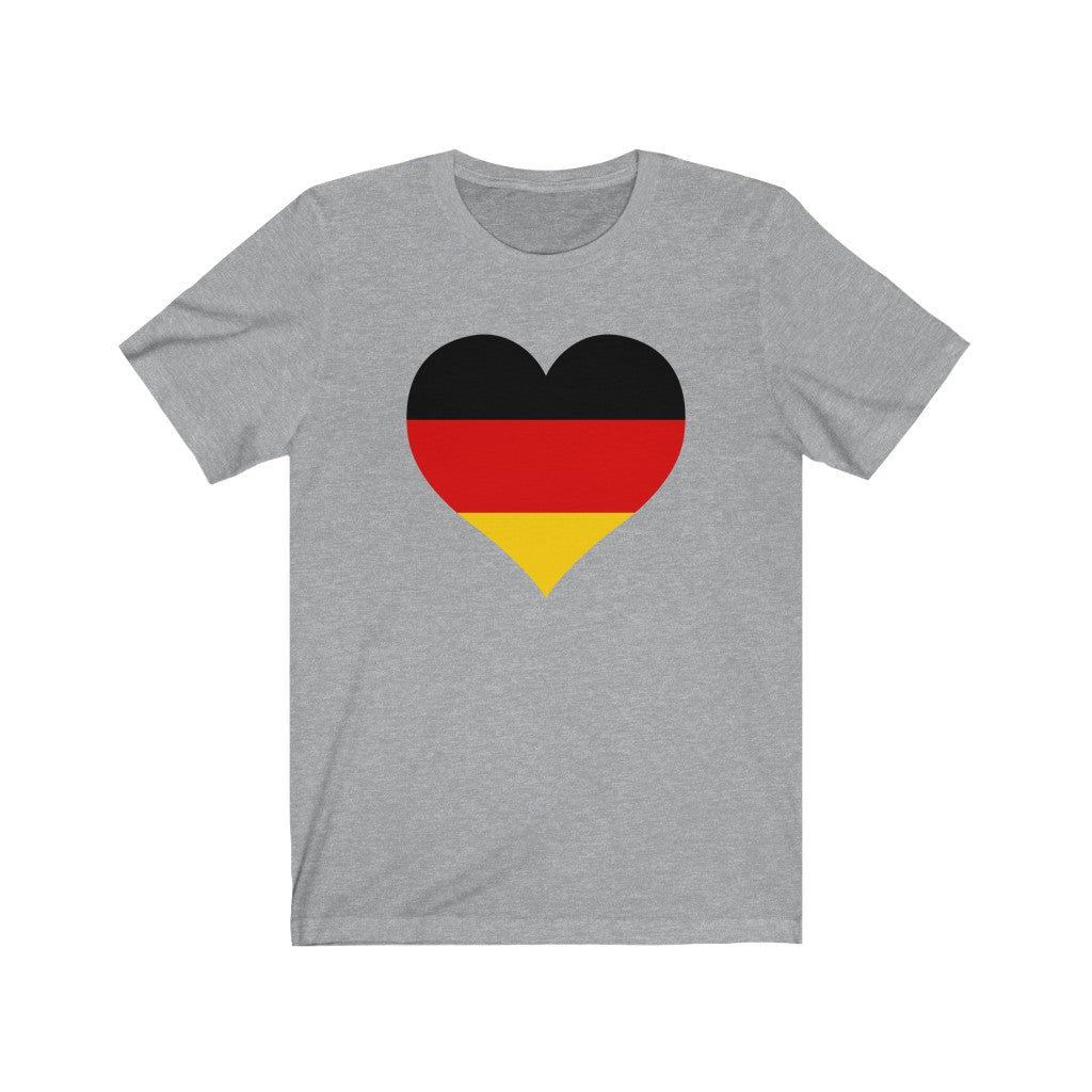 Germany Heart Flag Premium Tee - Unisex