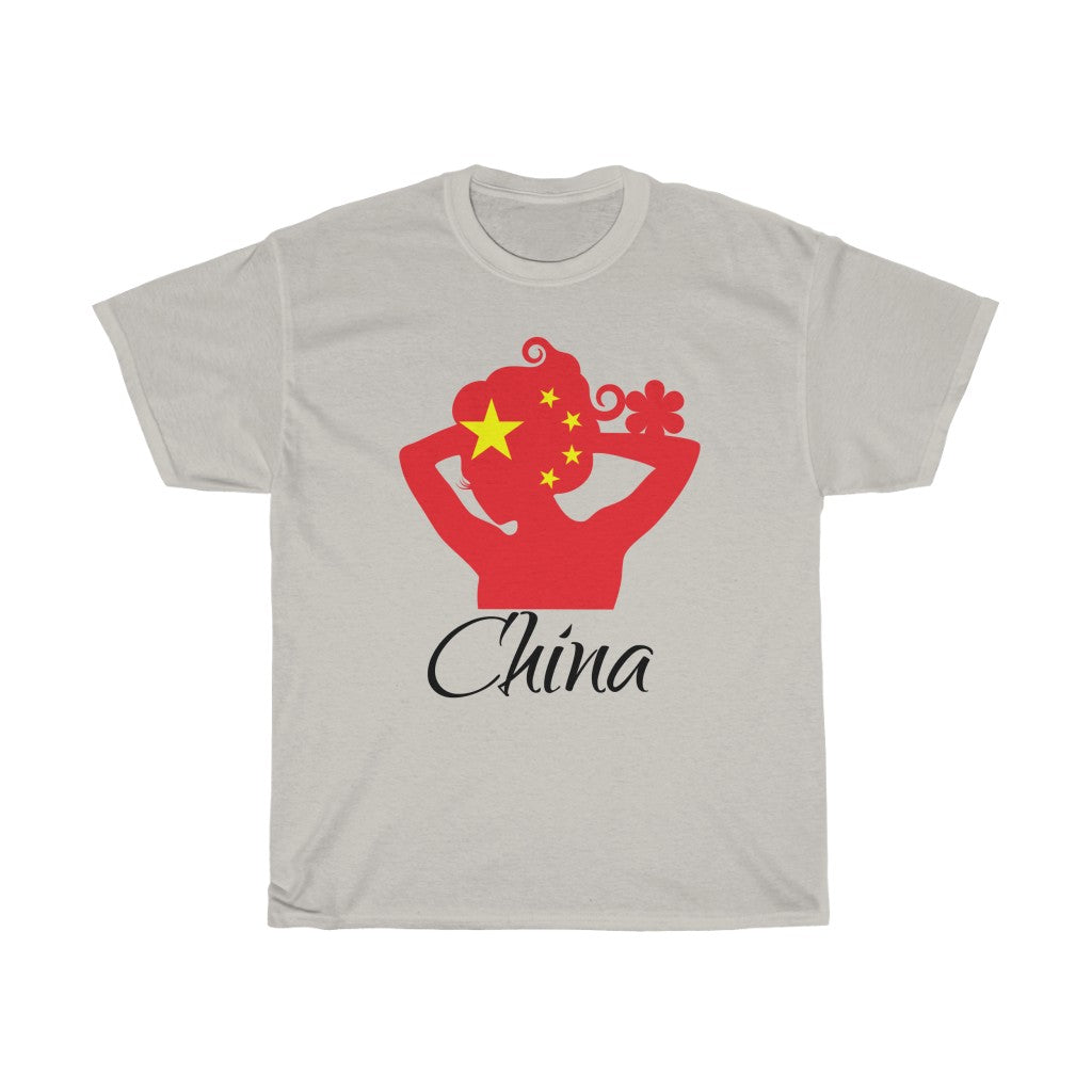 China Lady Flag Standard Tee 1 - Unisex
