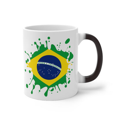 Brazil Splat Color Changing Mug