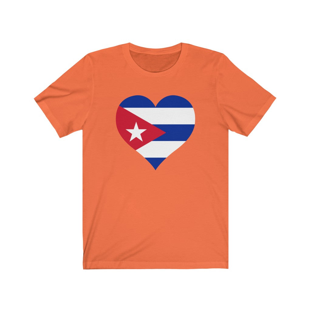 Cuba Heart Flag Premium Tee - Unisex
