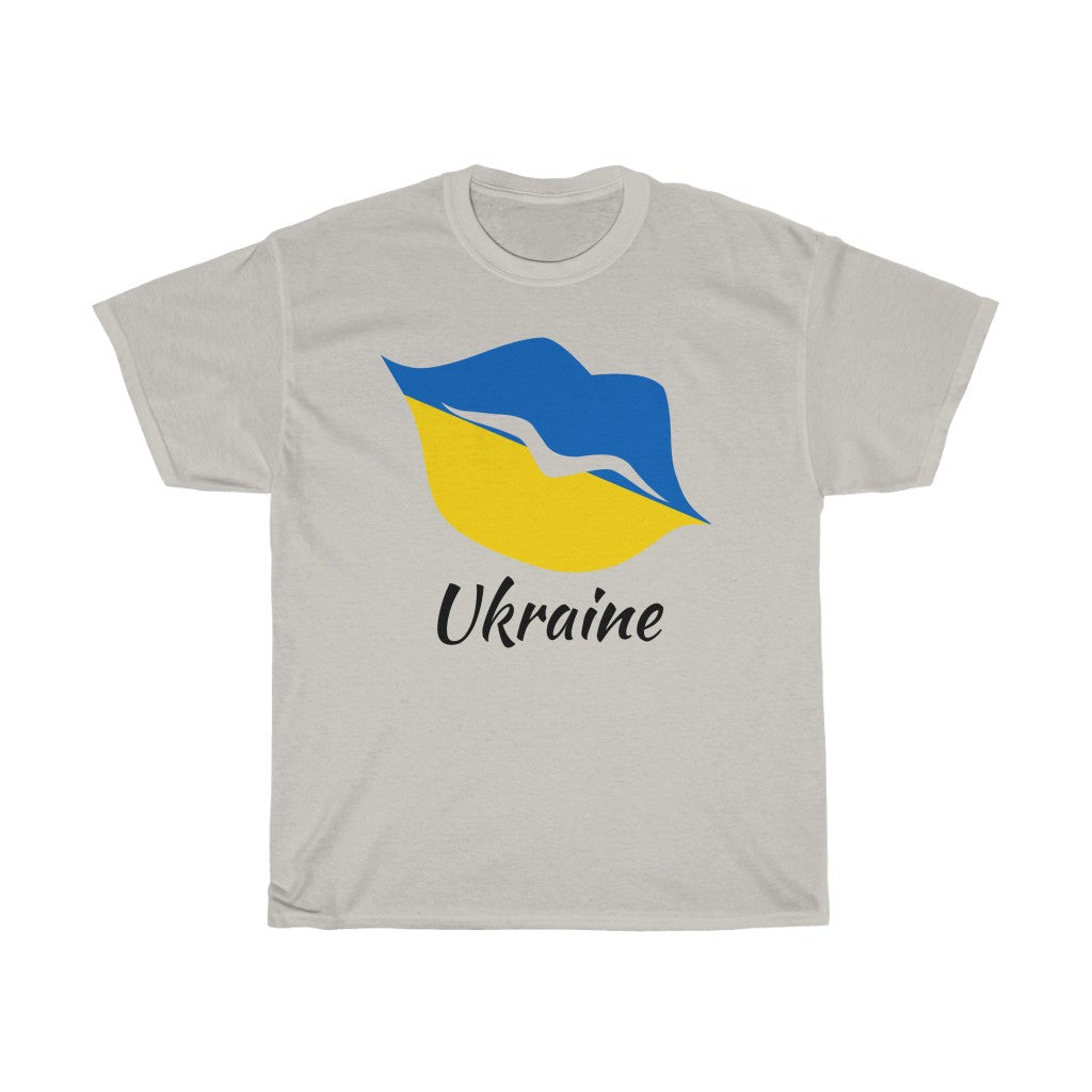 Ukraine Lips Flag Standard Tee 1 - Unisex