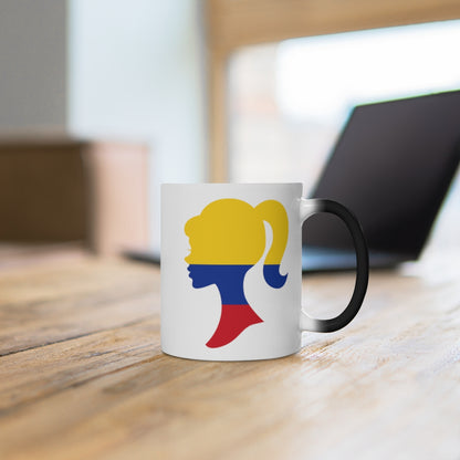Colombia Girl Color Changing Mug