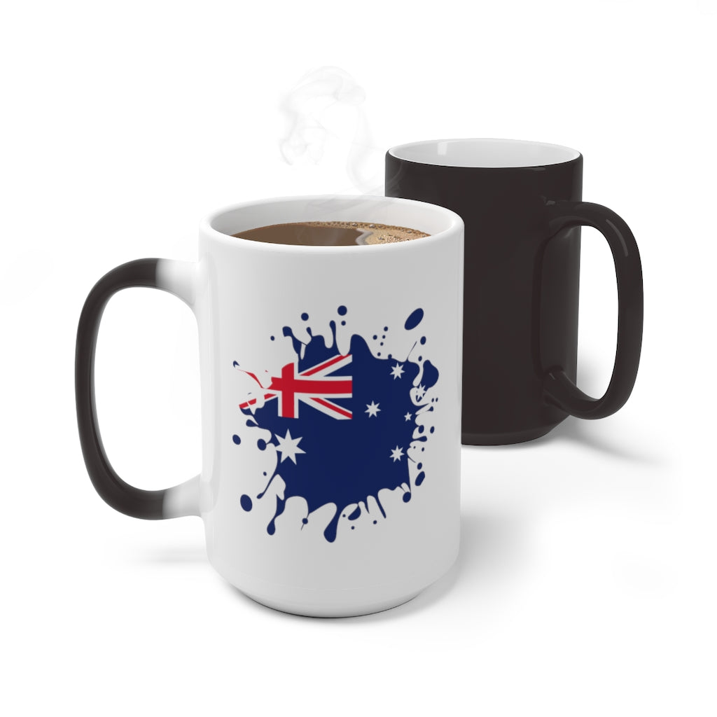 Australia Splat Color Changing Mug