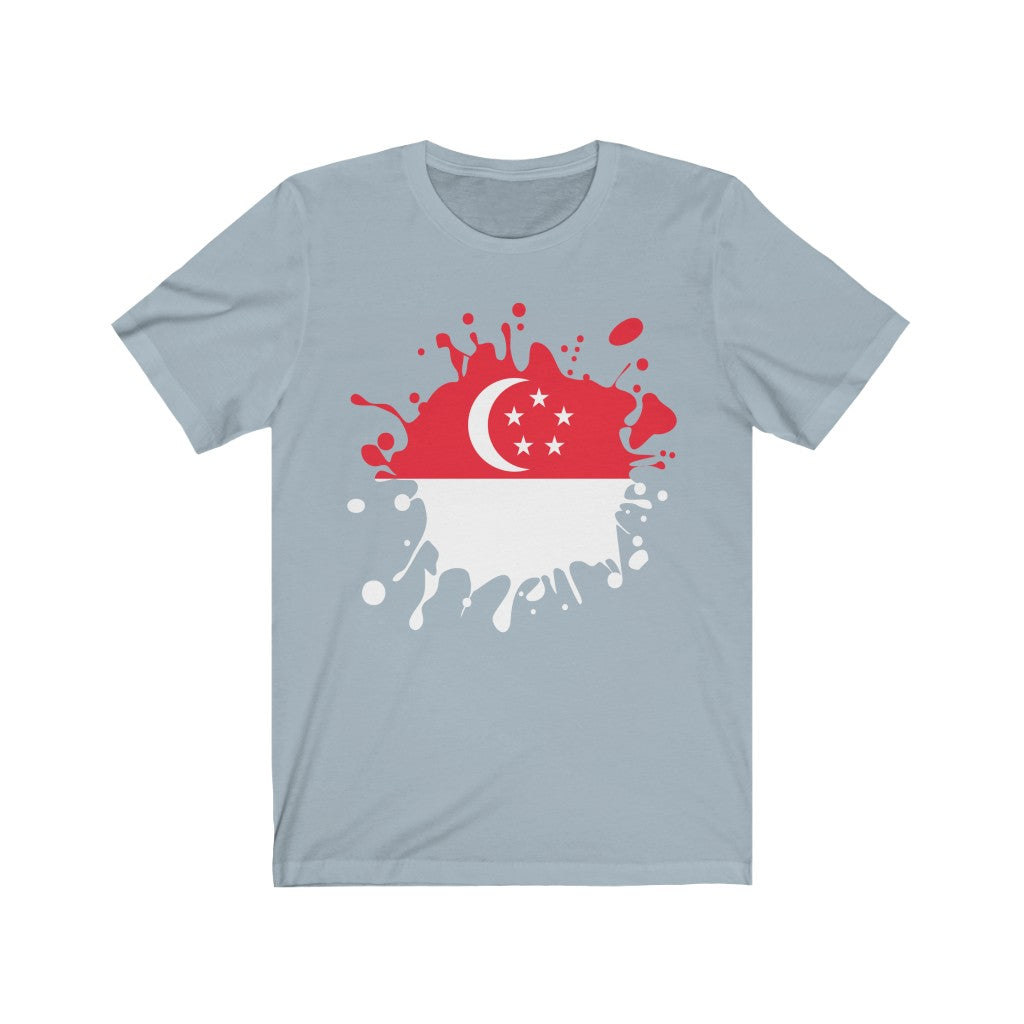 Singapore Splat Flag Premium Tee - Unisex