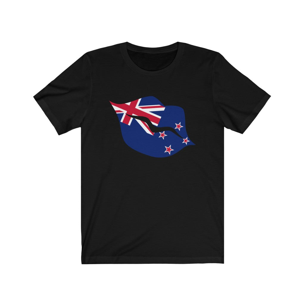 New Zealand Lips Flag Premium Tee - Unisex