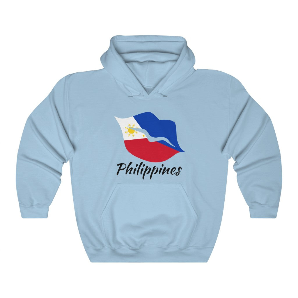Philippines Lips Flag Hoodie Sweatshirt 1 - Unisex