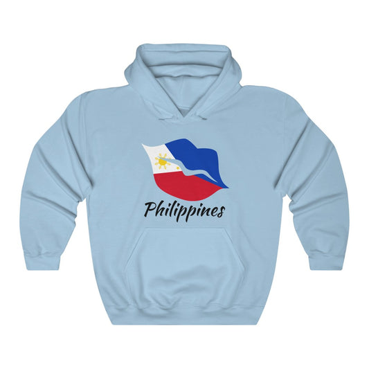 Philippines Lips Flag Hoodie Sweatshirt 1 - Unisex