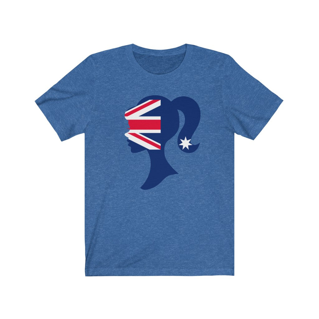 Australia Girl Flag Premium Tee - Unisex
