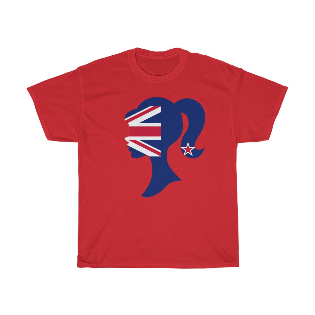 New Zealand Girl Flag Standard Tee - Unisex