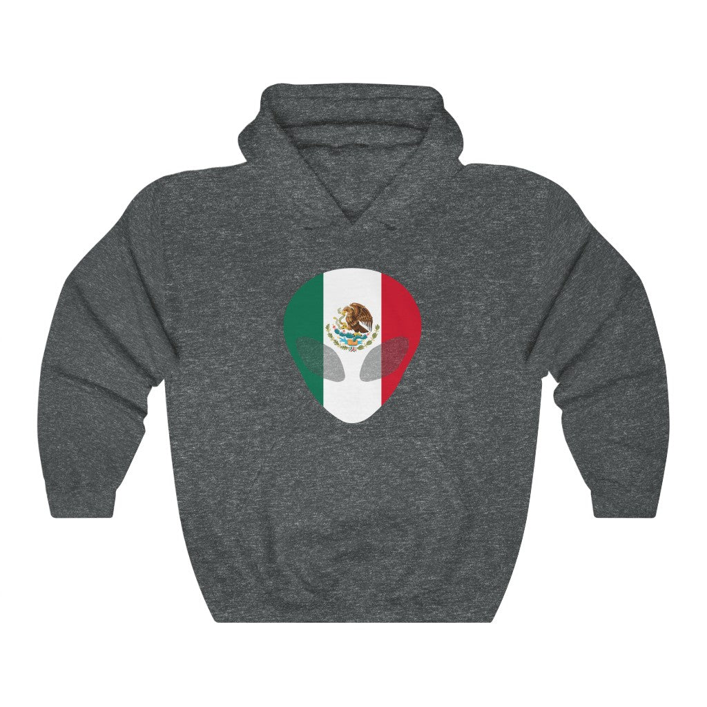 Mexico Alien Flag Hoodie Sweatshirt - Unisex