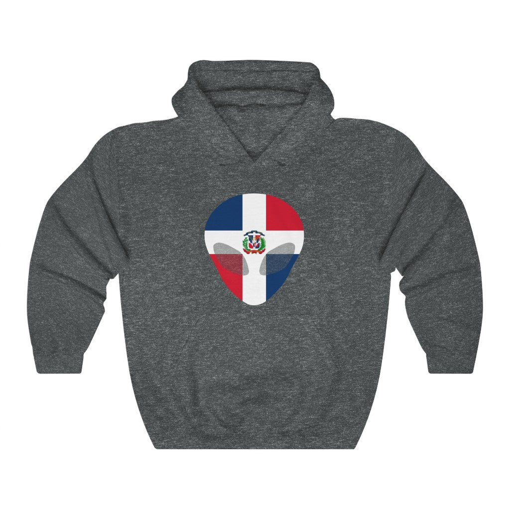 Dominican Republic Alien Flag Hoodie Sweatshirt - Unisex