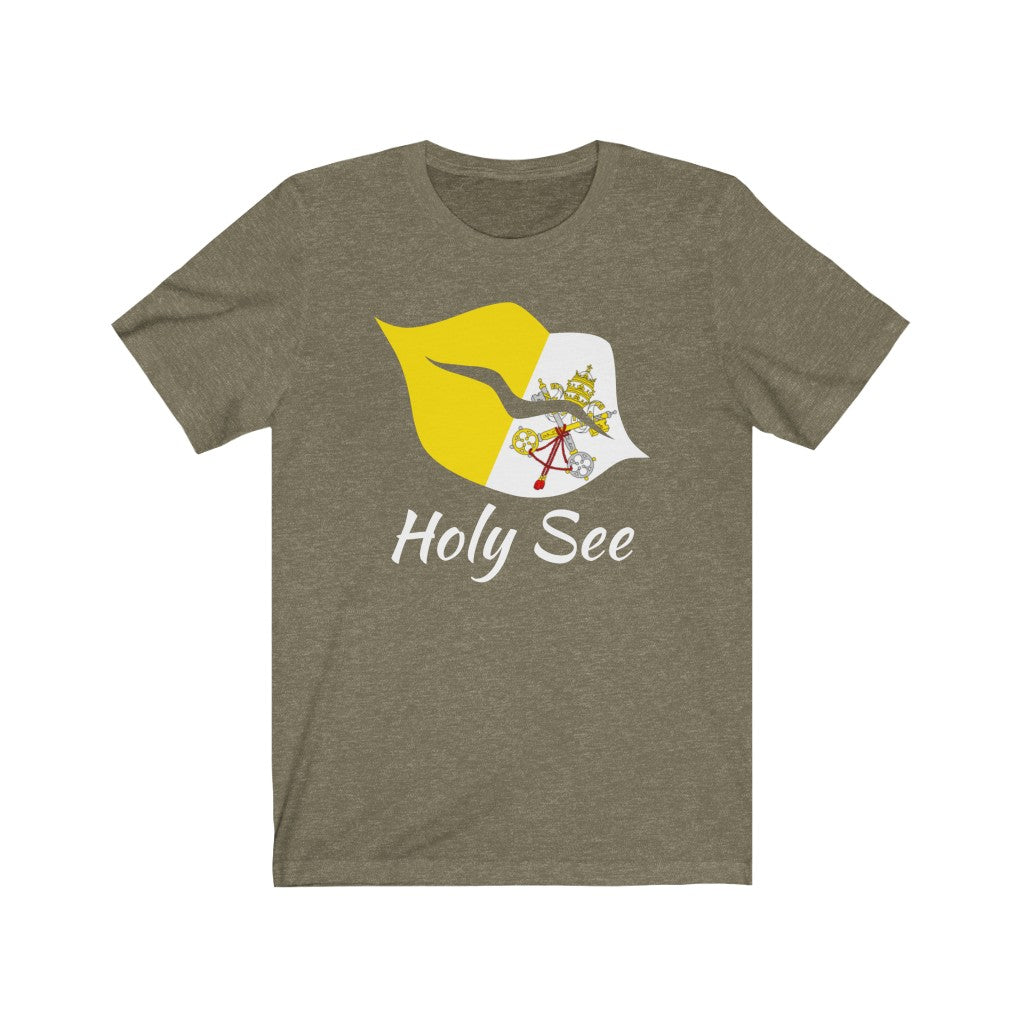 Holy See Lips Flag Premium Tee 2 - Unisex