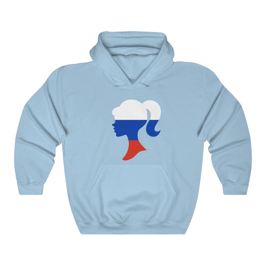Russia Girl Flag Hoodie Sweatshirt - Unisex