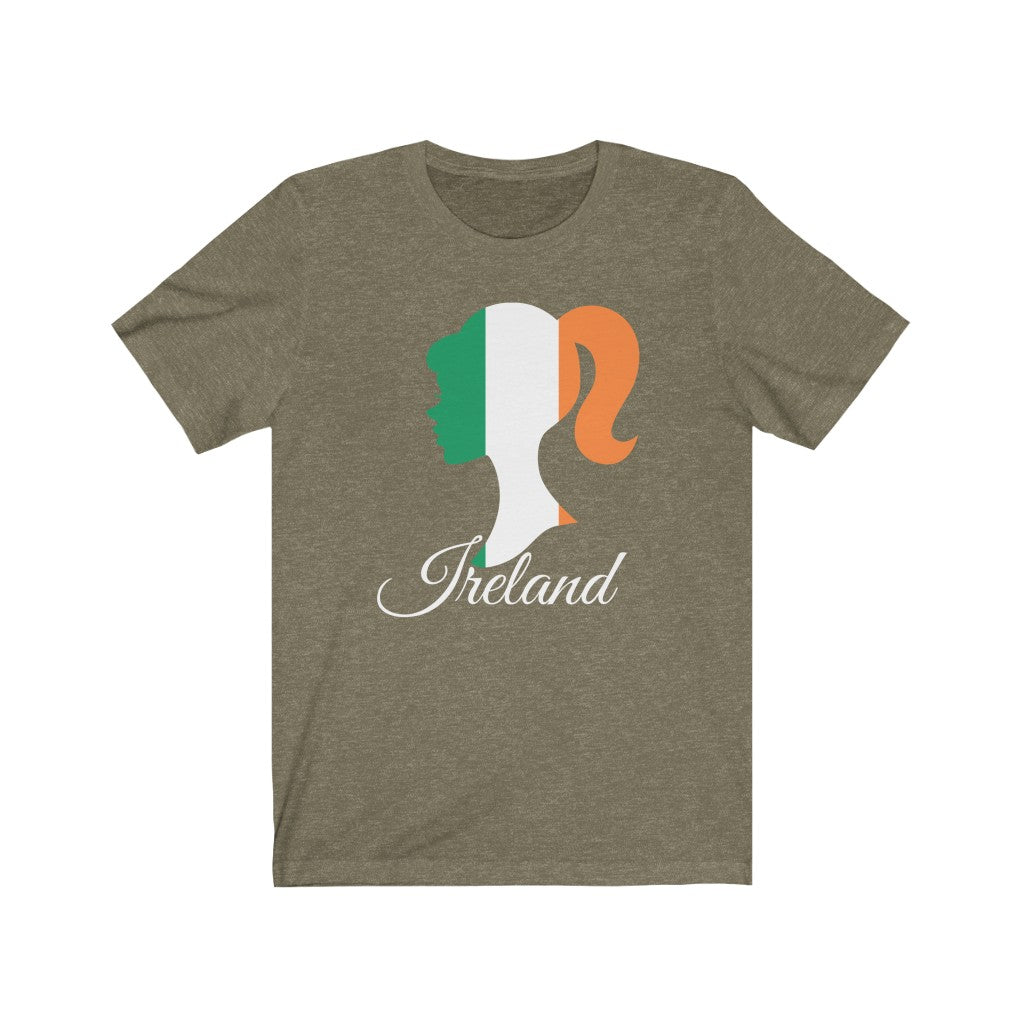 Ireland Girl Flag Premium Tee 2 - Unisex