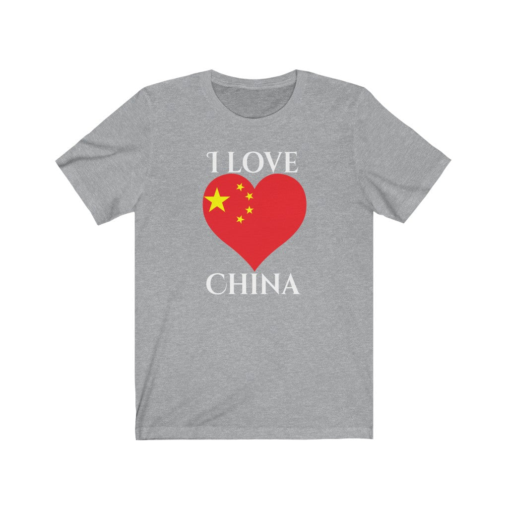 China Heart Flag Premium Tee 2 - Unisex