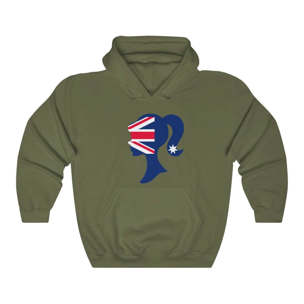 Australia Girl Flag Hoodie Sweatshirt - Unisex