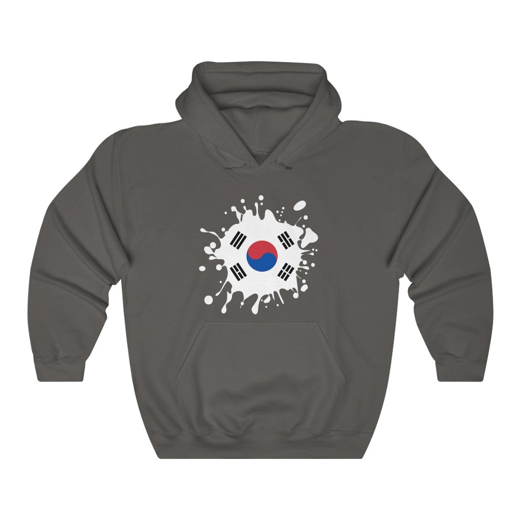South Korea Splat Flag Hoodie Sweatshirt - Unisex