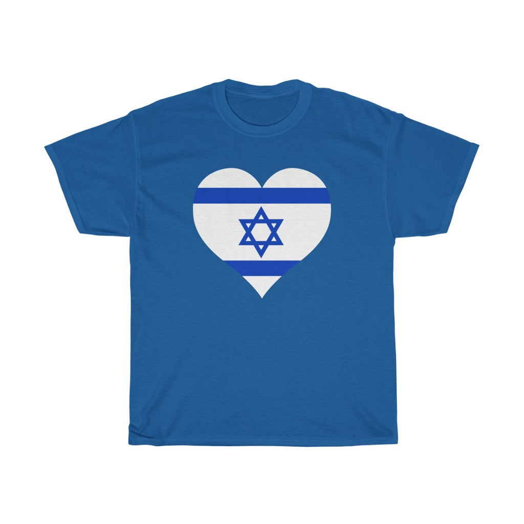 Israel Heart Flag Standard Tee - Unisex