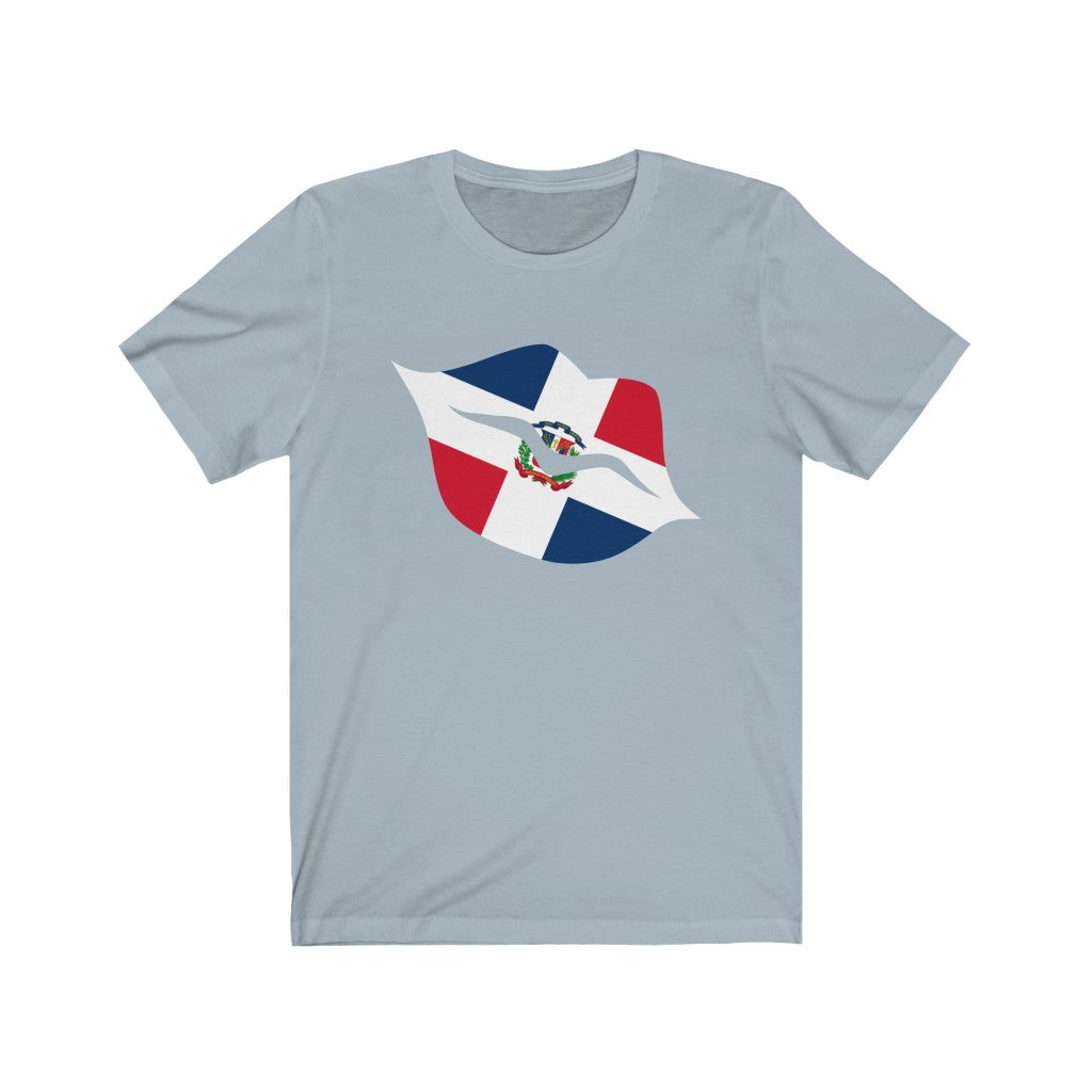 Dominican Republic Lips Flag Premium Tee - Unisex