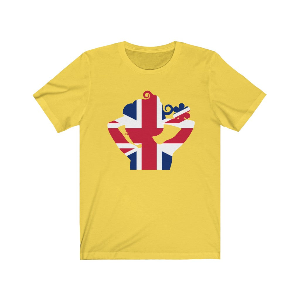 United Kingdom Lady Flag Premium Tee - Unisex
