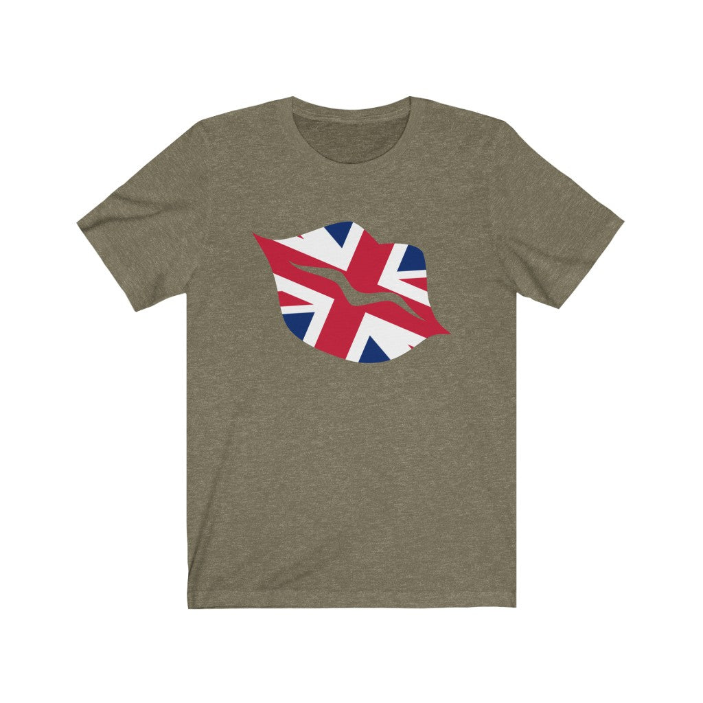 United Kingdom Lips Flag Premium Tee - Unisex