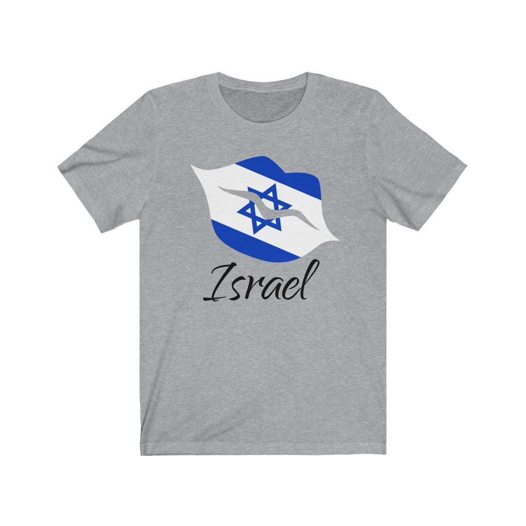 Israel Lips Flag Premium Tee 1 - Unisex
