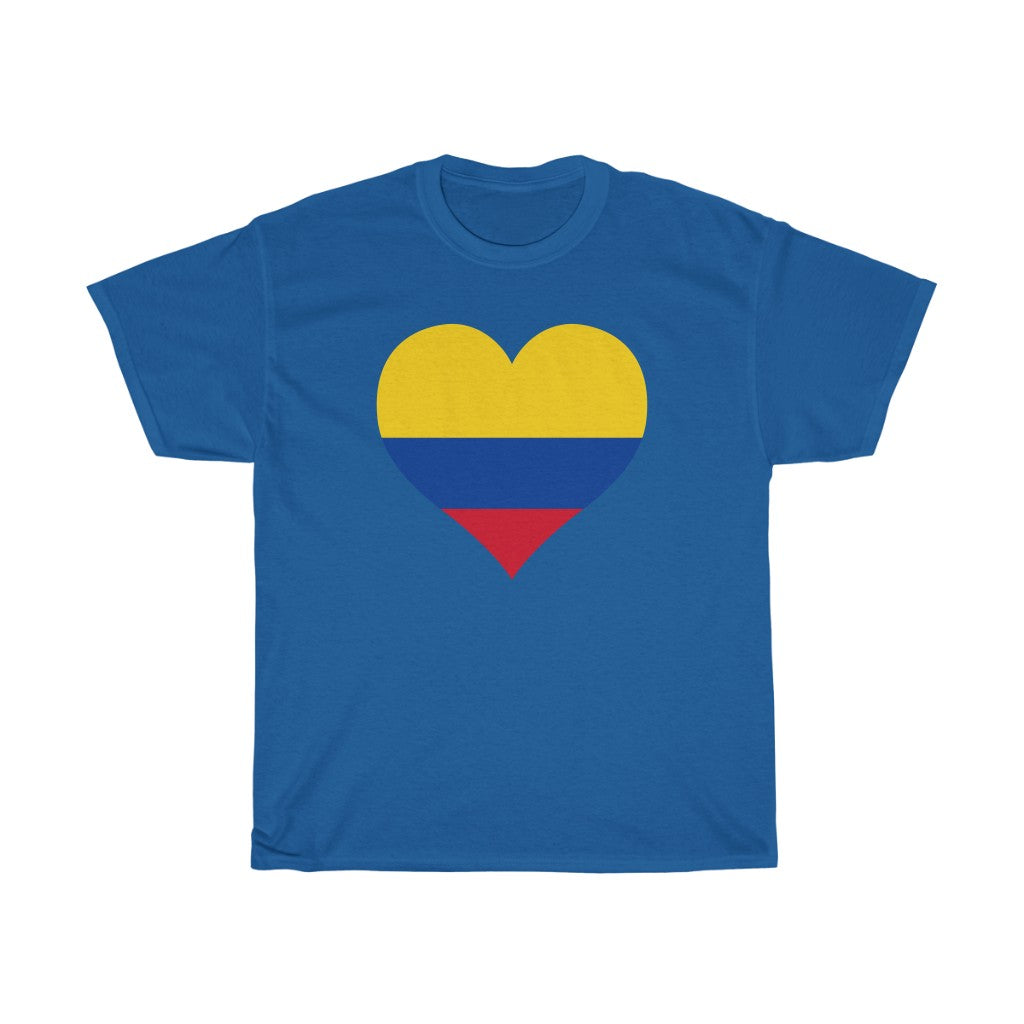 Colombia Heart Flag Standard Tee - Unisex
