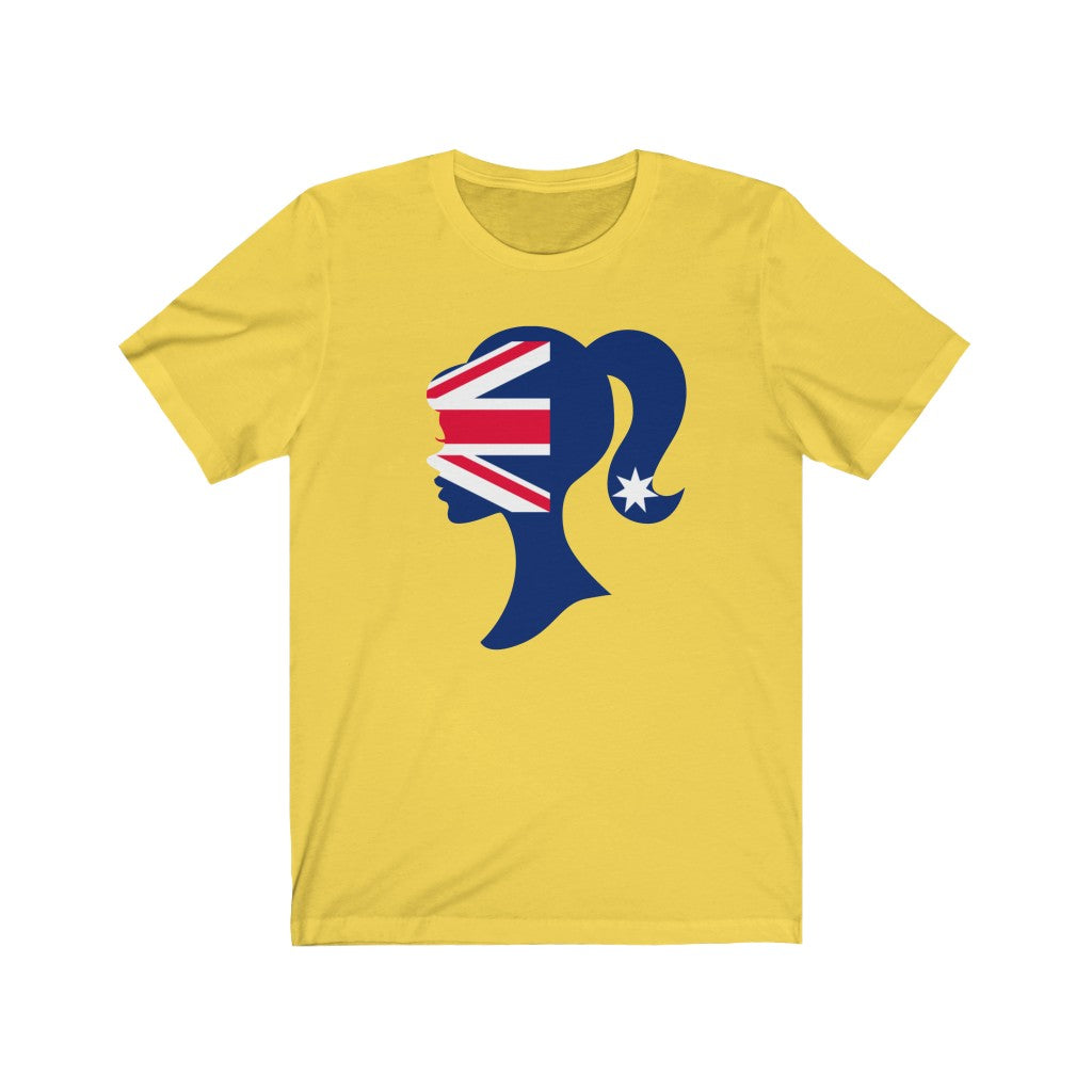 Australia Girl Flag Premium Tee - Unisex