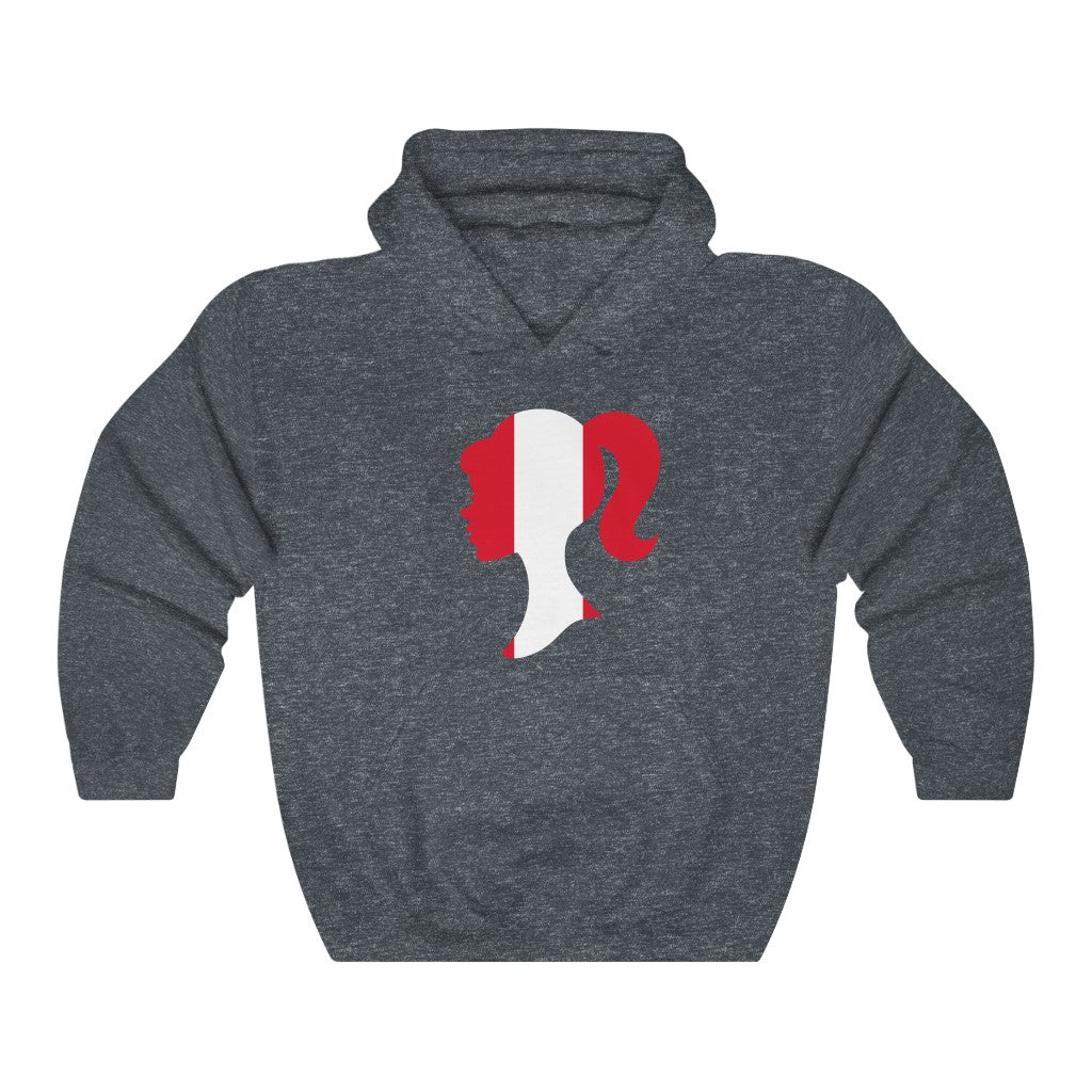 Peru Girl Flag Hoodie Sweatshirt - Unisex