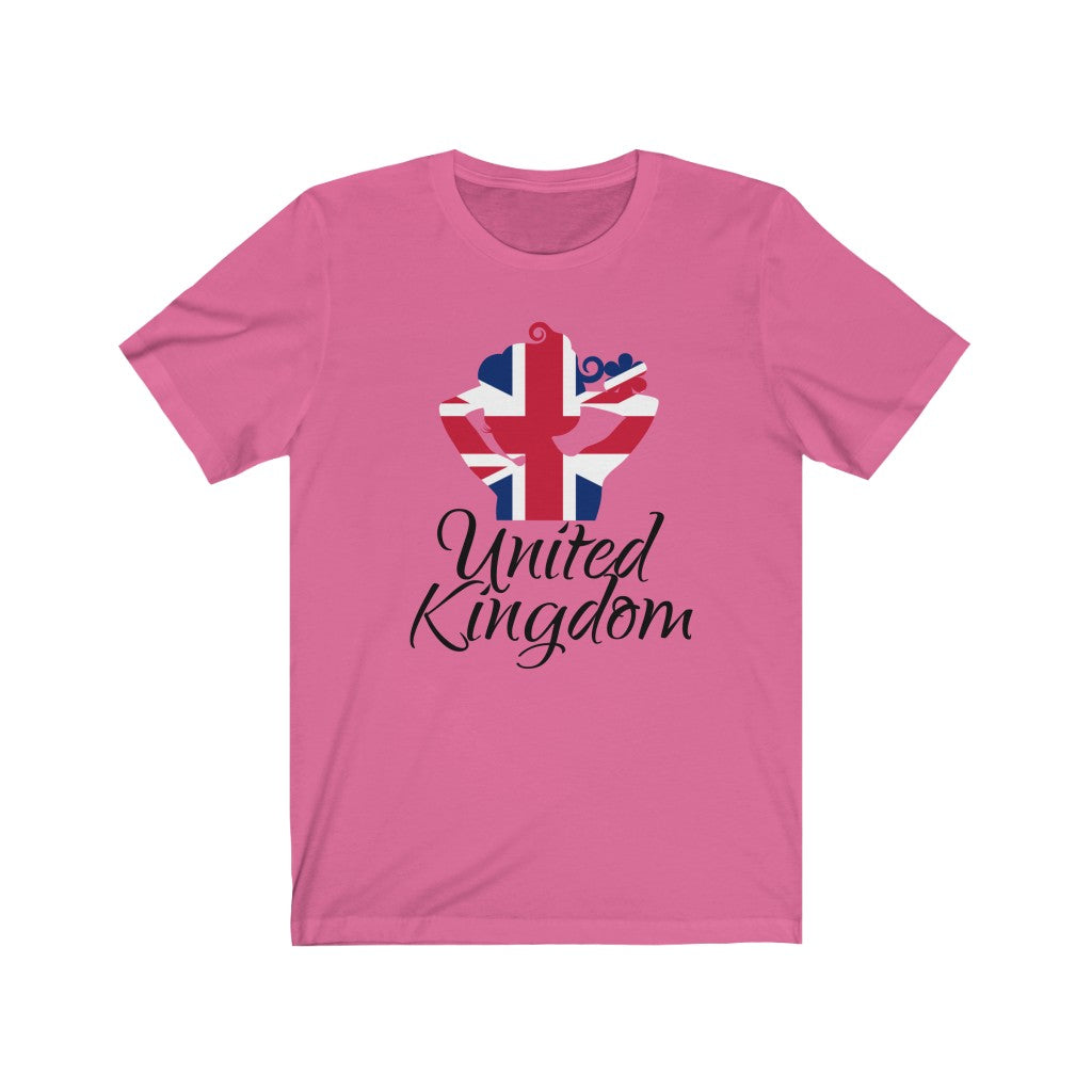 United Kingdom Lady Flag Premium Tee 1 - Unisex