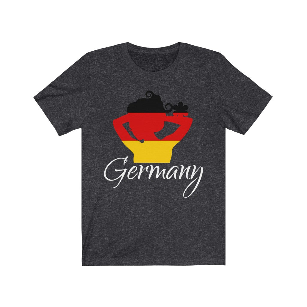 Germany Lady Flag Premium Tee 2 - Unisex
