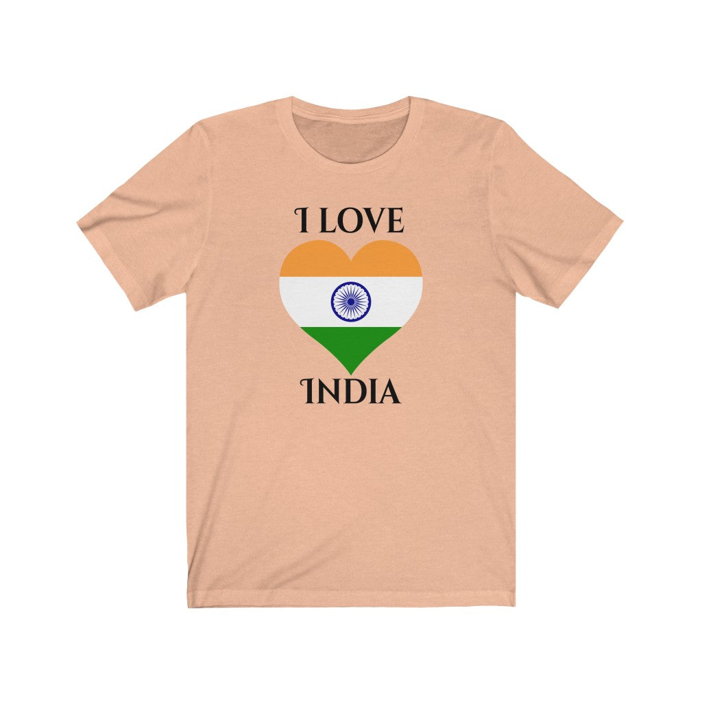 India Heart Flag Premium Tee 1 - Unisex