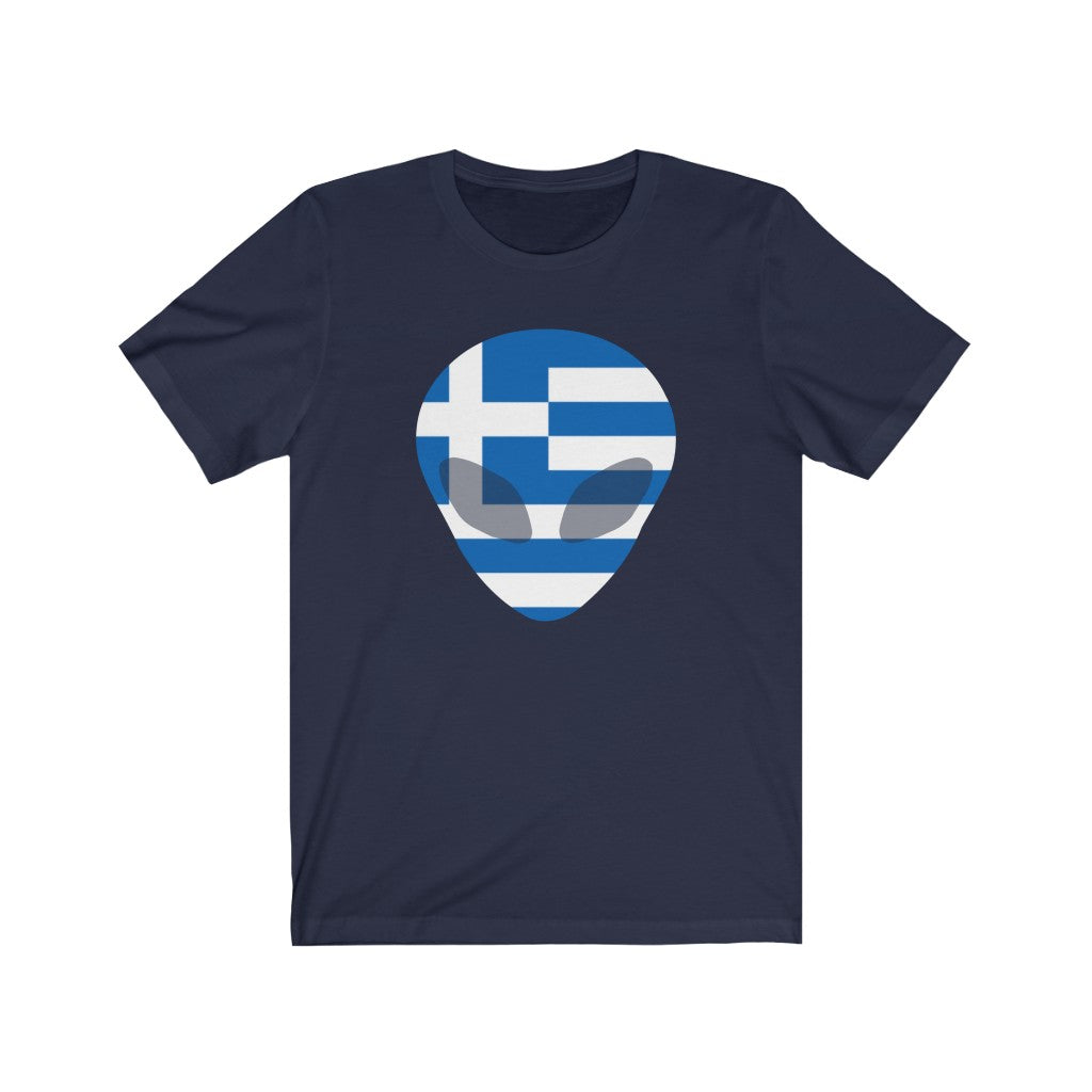 Greece Alien Flag Premium Tee - Unisex