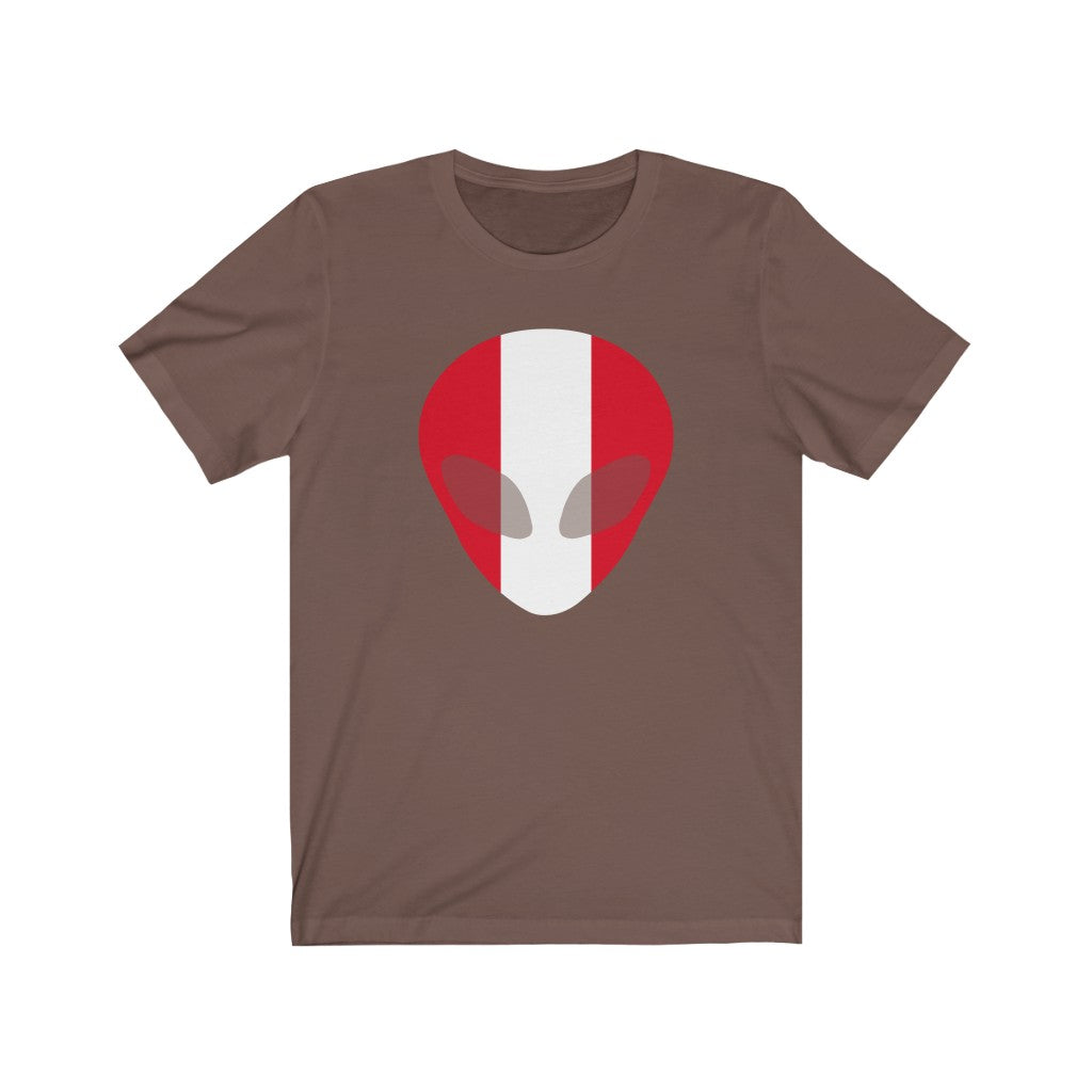 Peru Alien Flag Premium Tee - Unisex