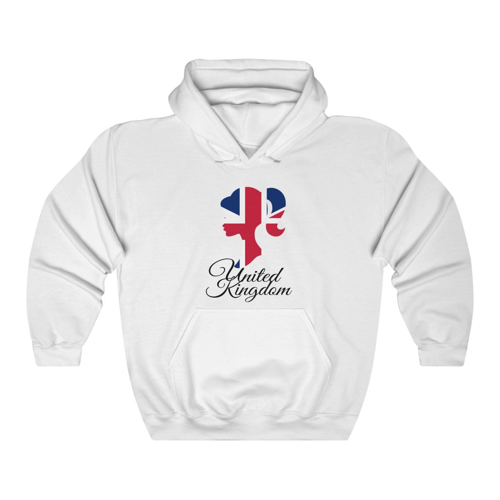 United Kingdom Girl Flag Hoodie Sweatshirt 1 - Unisex