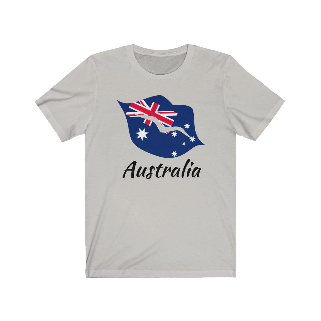 Australia Lips Flag Premium Tee 1 - Unisex