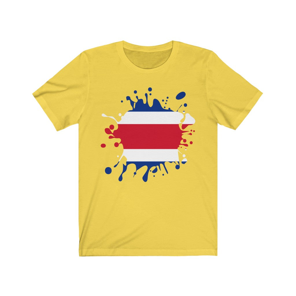 Costa Rica Splat Flag Premium Tee - Unisex