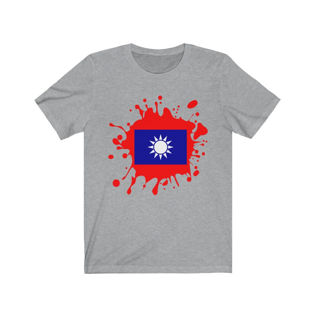 Republic of China (Taiwan) Splat Flag Premium Tee - Unisex